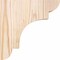 Ekena Millwork New Brighton Smooth Corbel, Douglas Fir, 3 1/2"W x 8"D x 8"H COR04X08X08NEB00SDF - alternate 4
